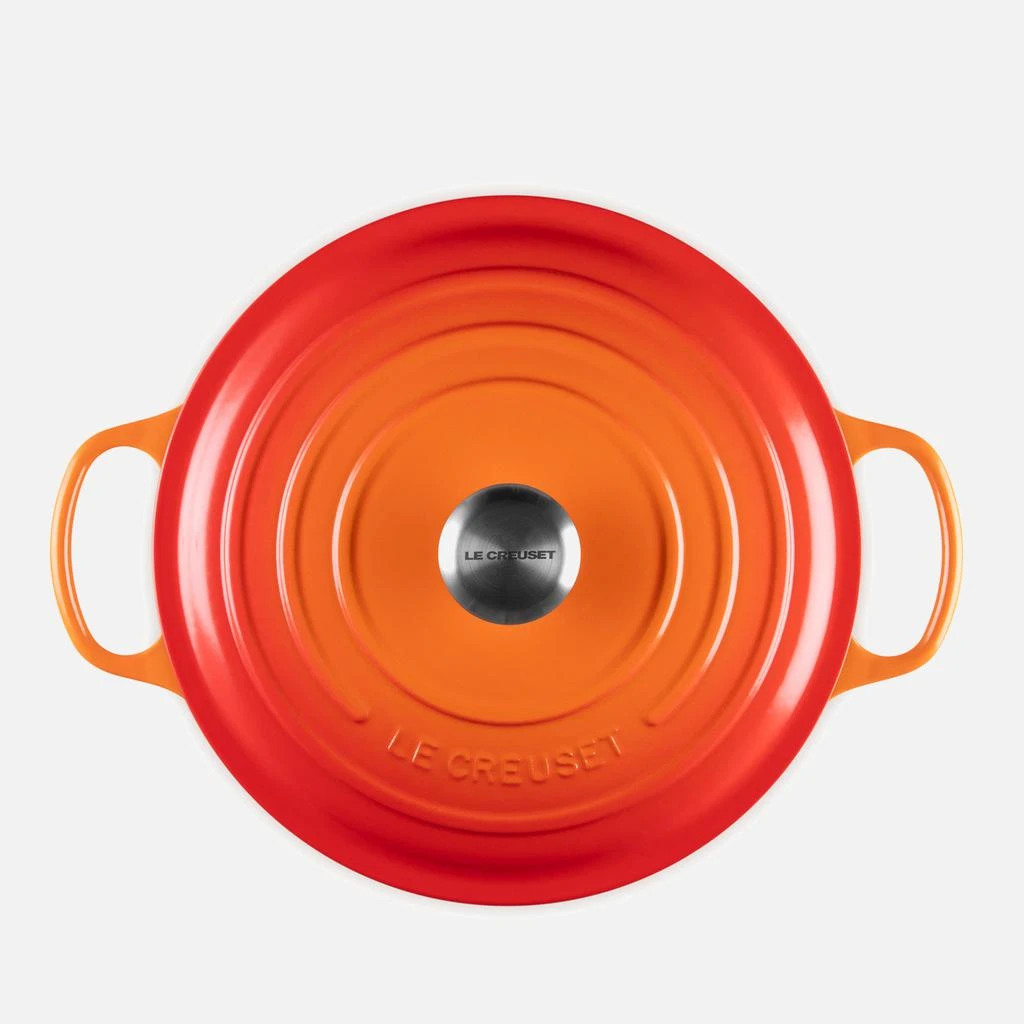 Le Creuset Signature Cast Iron Round Casserole - 28cm - Bamboo Green 7