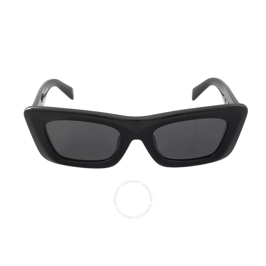 Prada Open Box - Prada Dark Grey Cat Eye Ladies Sunglasses PR 13ZSF 1AB5S0 52 1