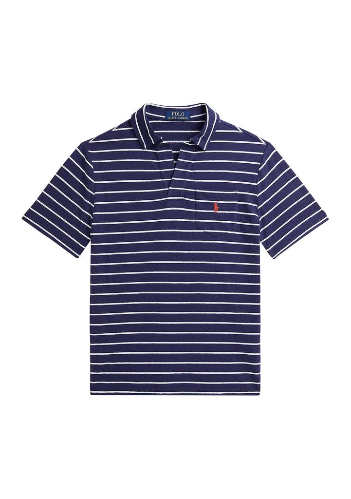 Ralph Lauren Boys 8-20 Striped Cotton-Linen Polo Shirt