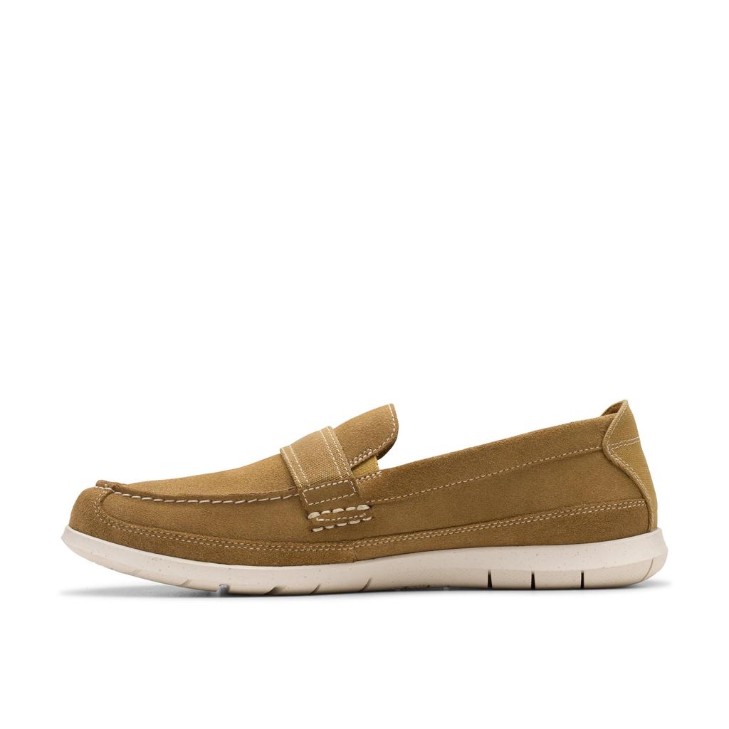 Clarks Flexway Band in Beige Suede