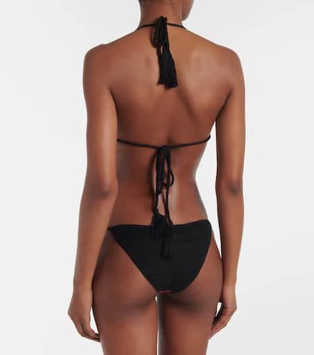 ANNA KOSTUROVA Striped cotton bikini bottoms 3