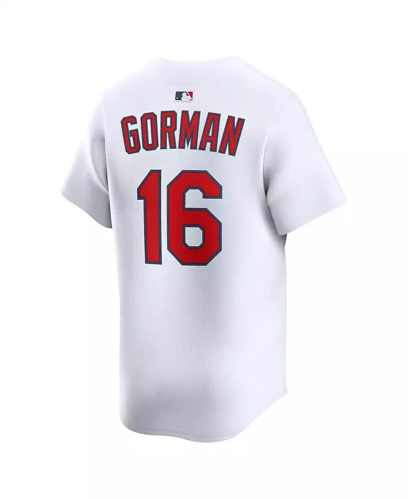 NIKE Men's Nolan Gorman White St. Louis Cardinals Home Limited Player Jersey 3