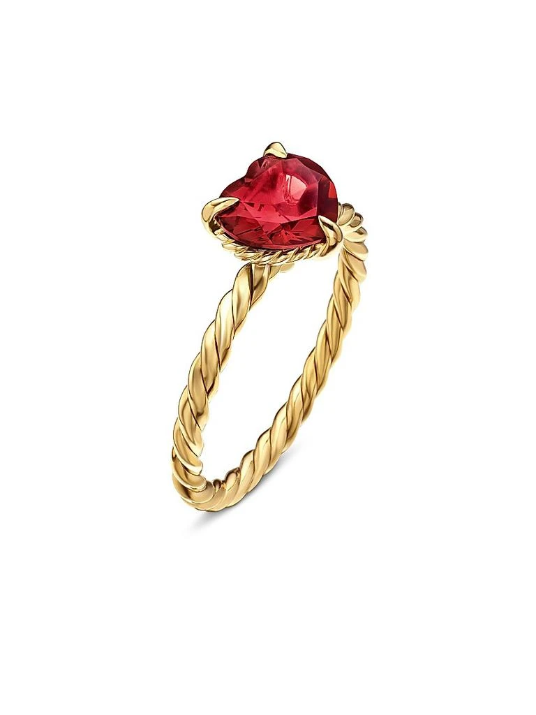 David Yurman Chatelaine Heart Ring in 18K Yellow Gold 3