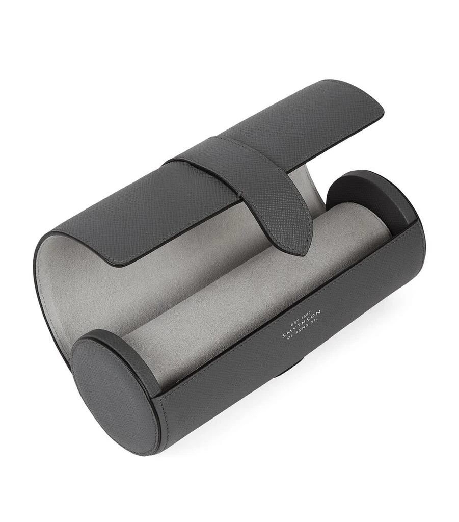 SMYTHSON Leather Panama Watch Roll 3