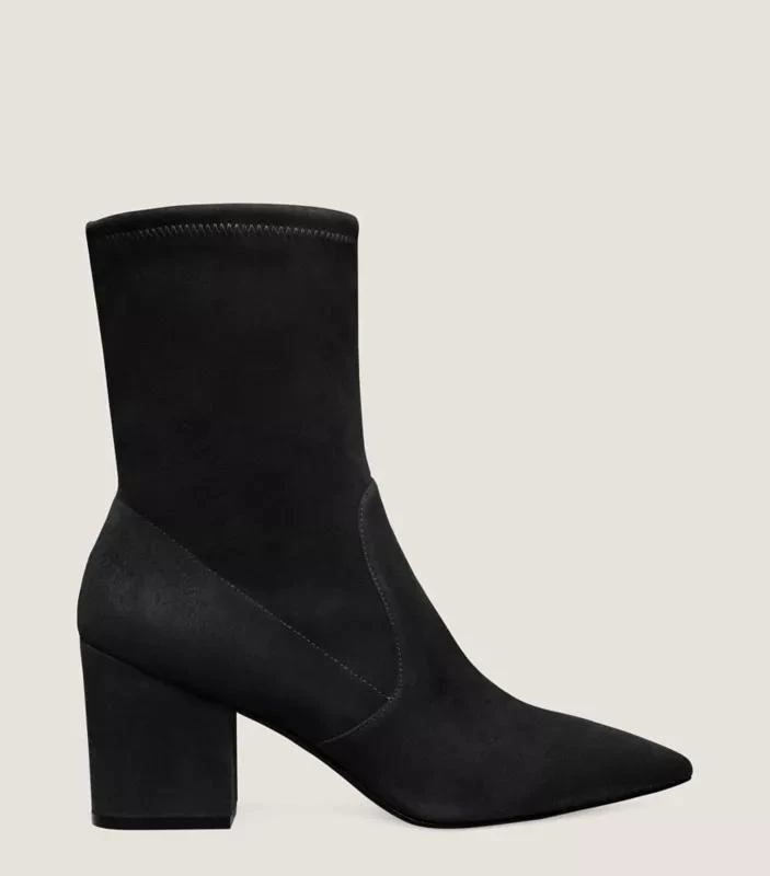 Stuart Weitzman AVENUE 75 BLOCK SOCK BOOTIE 1