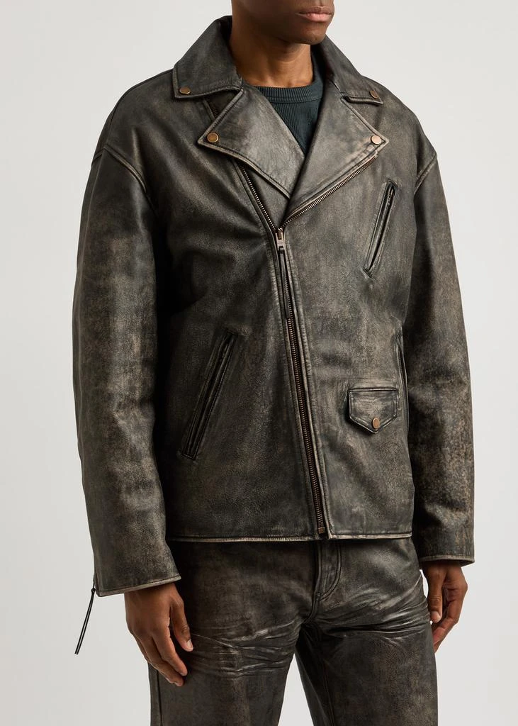 Acne Studios Leather biker jacket 2