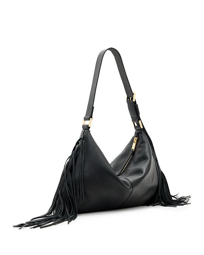 ALL SAINTS Edbury Fringe Leather Bag 4