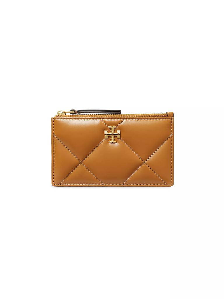 Tory Burch Kira Diamond-Quilted Leather Card Case - Bags