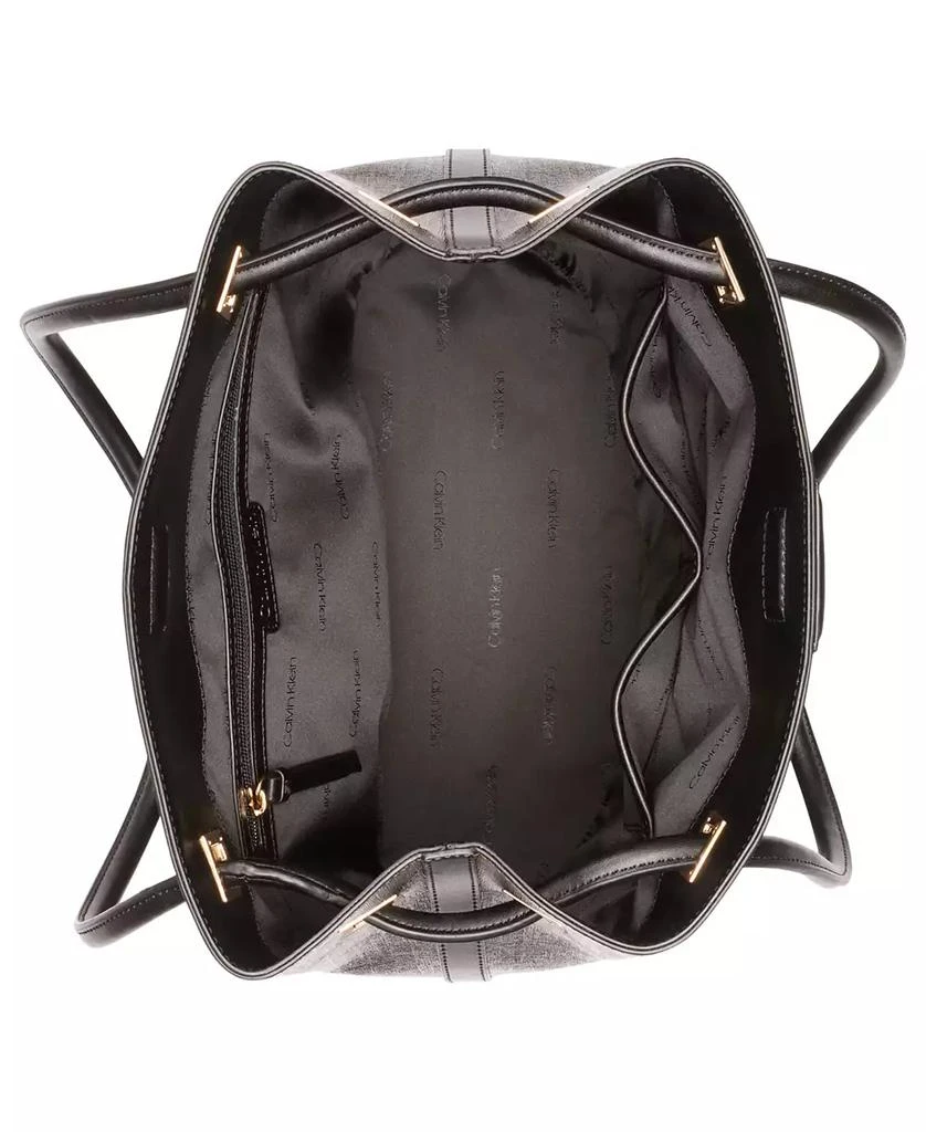 Calvin Klein Ash Signature Tote with Magnetic Snap 3