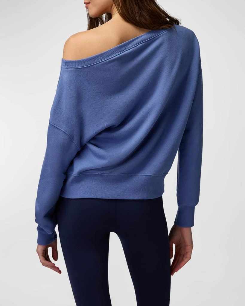 Spiritual Gangster La Vida Off-Shoulder Sweatshirt 3