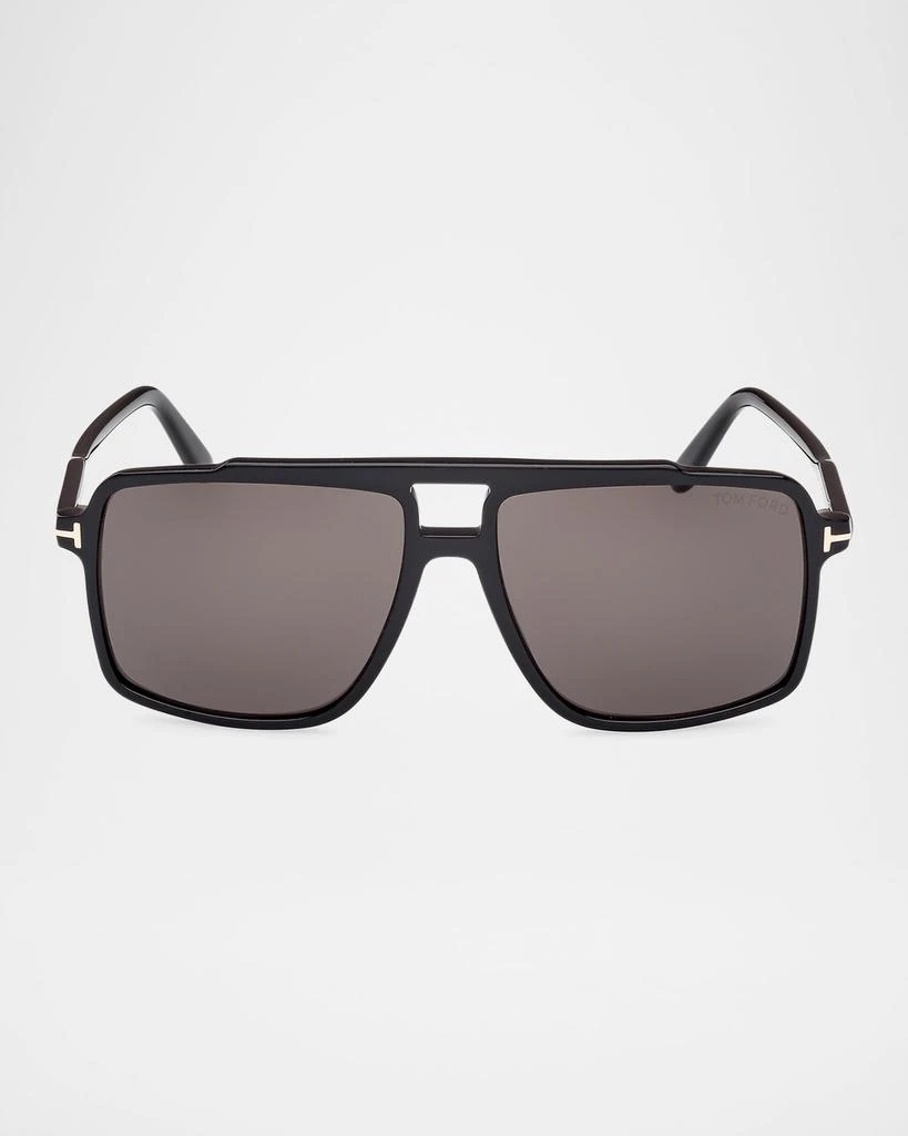 Tom Ford Men's Kemp Acetate Rectangle Sunglasses 1