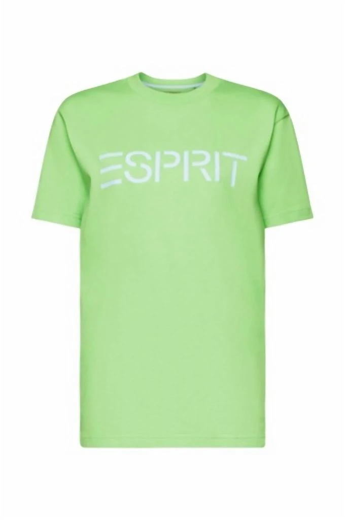 Esprit Esprit - Logo Crewneck Cotton T-Shirt 6