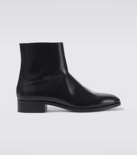 Valentino VLogo leather ankle boots 1