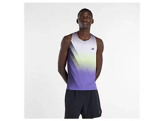 New Balance Race Day Ultra Light Printed Singlet