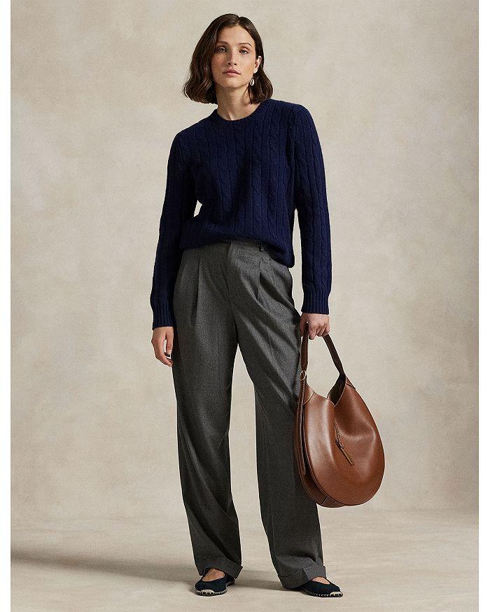 Ralph Lauren Flannel Wide Leg Pants