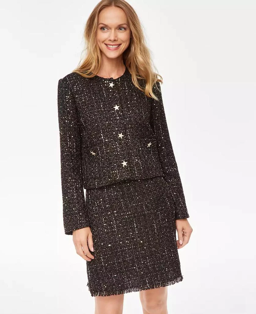 Blazer Macy's Black Tuxedo Macy's Inc Sequin Blazer