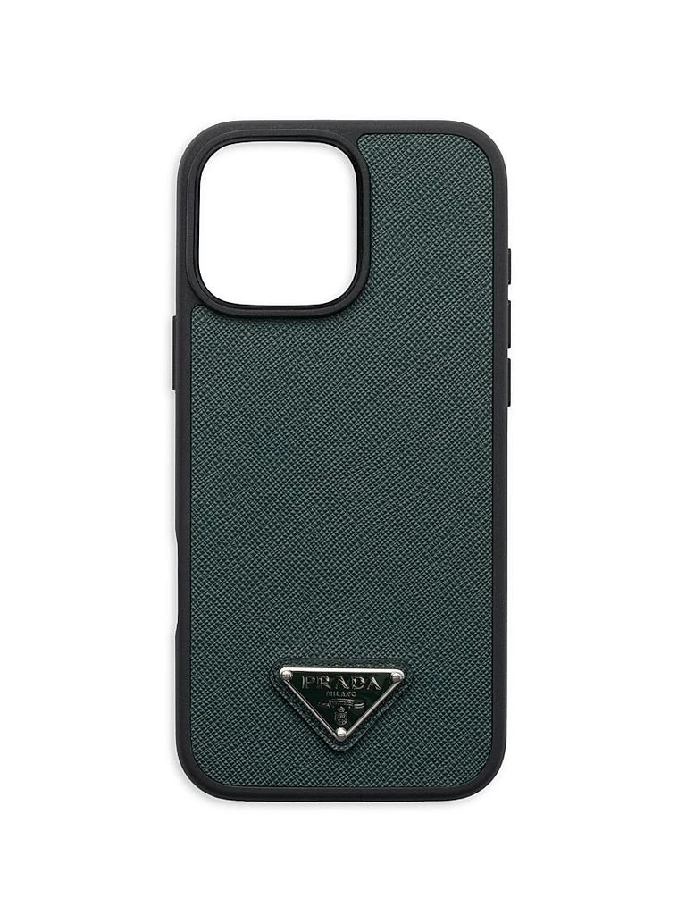 Prada Saffiano Leather Case for iPhone 16 Pro Max 1