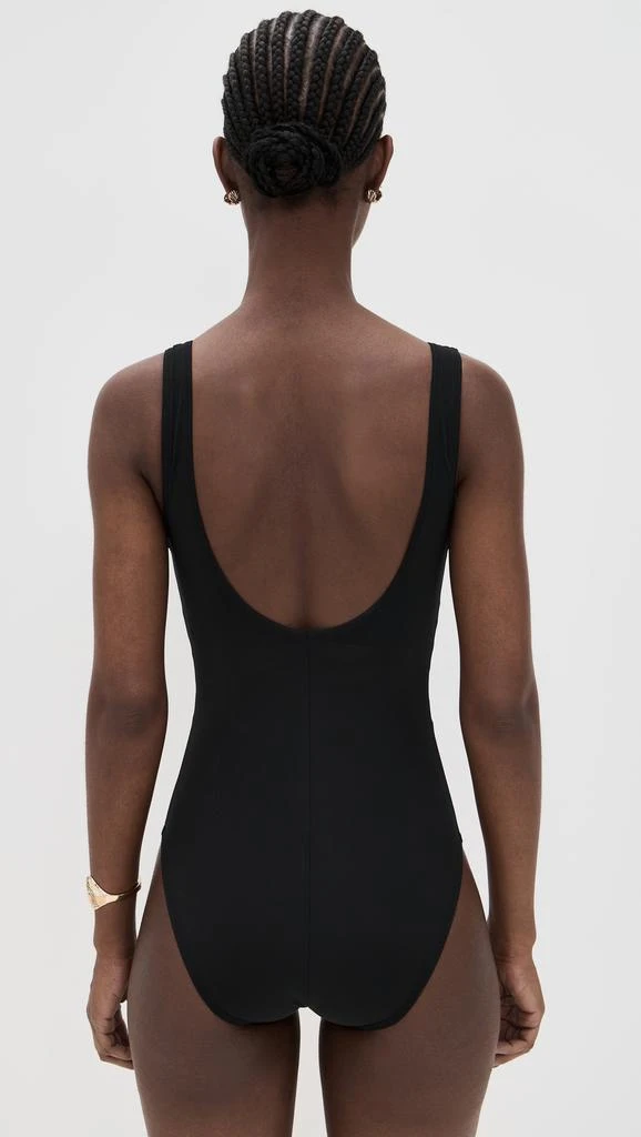 Karla Colletto Lenora V Neck Silent Underwire Tank with High Back One Piece 2