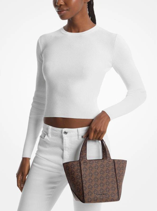 michael_kors Jordi Small Empire Monogram Tote Bag 4