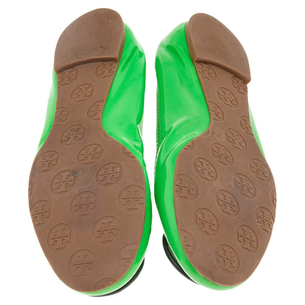 Tory Burch Tory Burch Green Patent Leather Ballet Flats Size 37 6