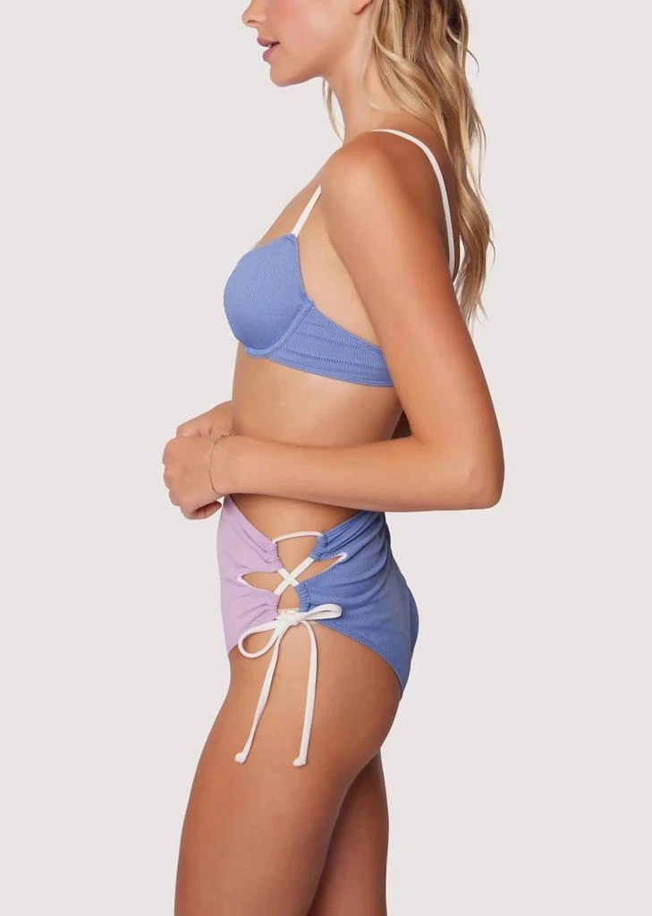 Lost and Wander Lost + Wander - Tan Line Trio Bikini Top 2