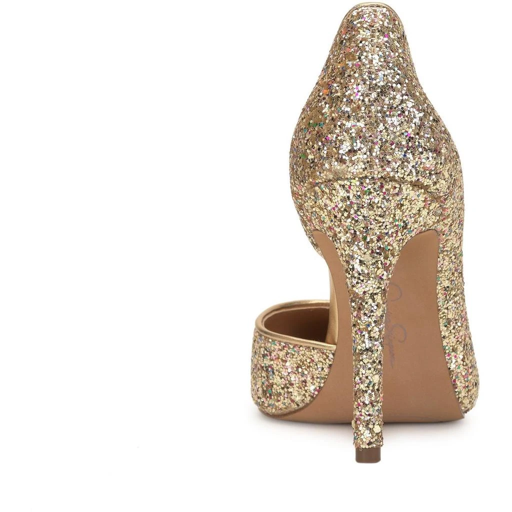 Jessica Simpson Prizma 8 Womens Glitter Stiletto D'Orsay Heels 3