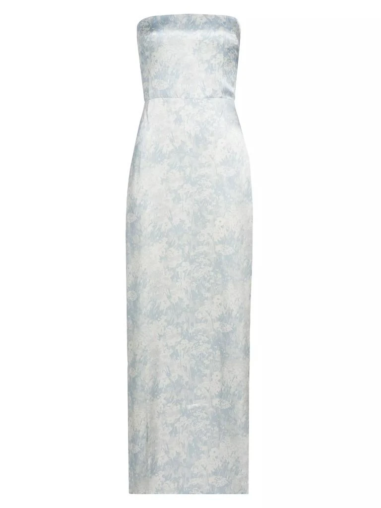 Reformation Frankie Floral Silk Sleeveless Maxi Dress 1