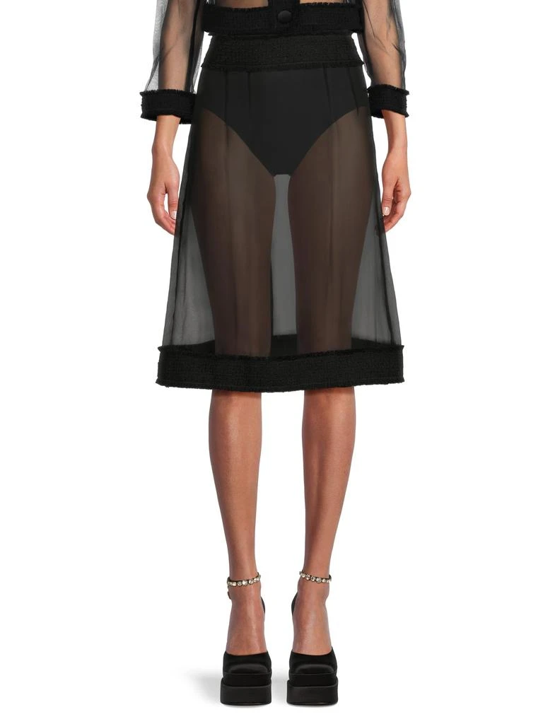 Dolce 
Gabbana ​Sheer Midi-Skirt 1