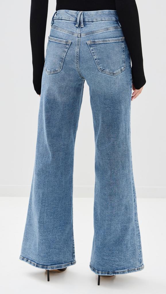 Good American Good Waist Palazzo Jeans