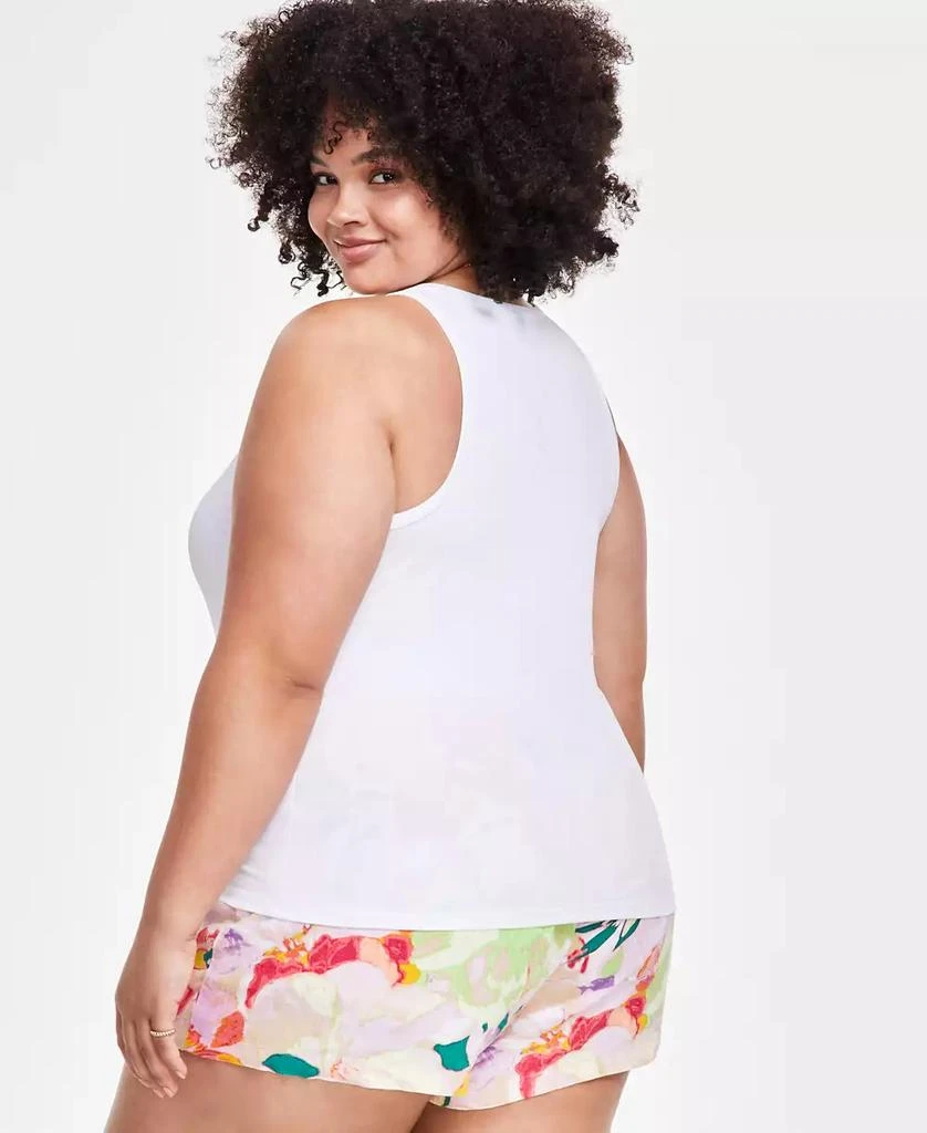 Bar III Trendy Plus Size Ribbed Tank Top, Created for Macy's 2