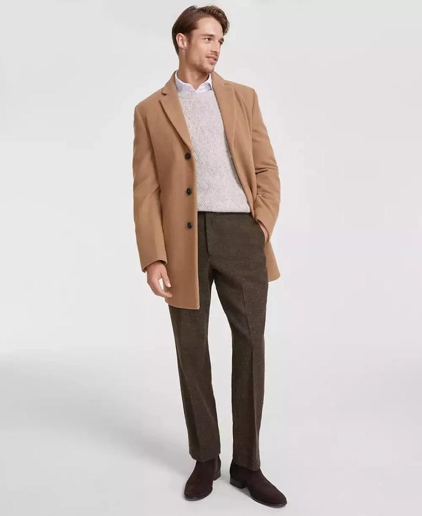 Calvin Klein Men's Prosper Wool-Blend Slim Fit Overcoat 1