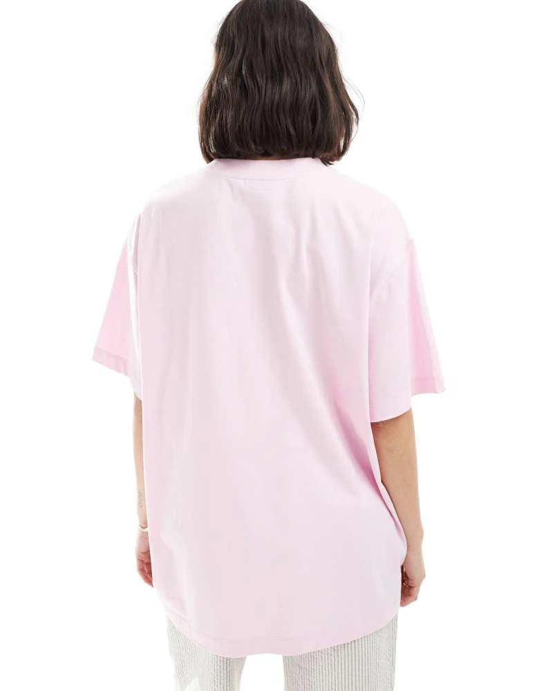 ASOS ASOS DESIGN oversized t-shirt with New York graphic in pink 4