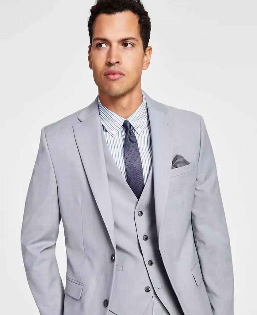 Bar III Men's Slim-Fit Wool Sharkskin Suit Jacket, Created for Macy's 2