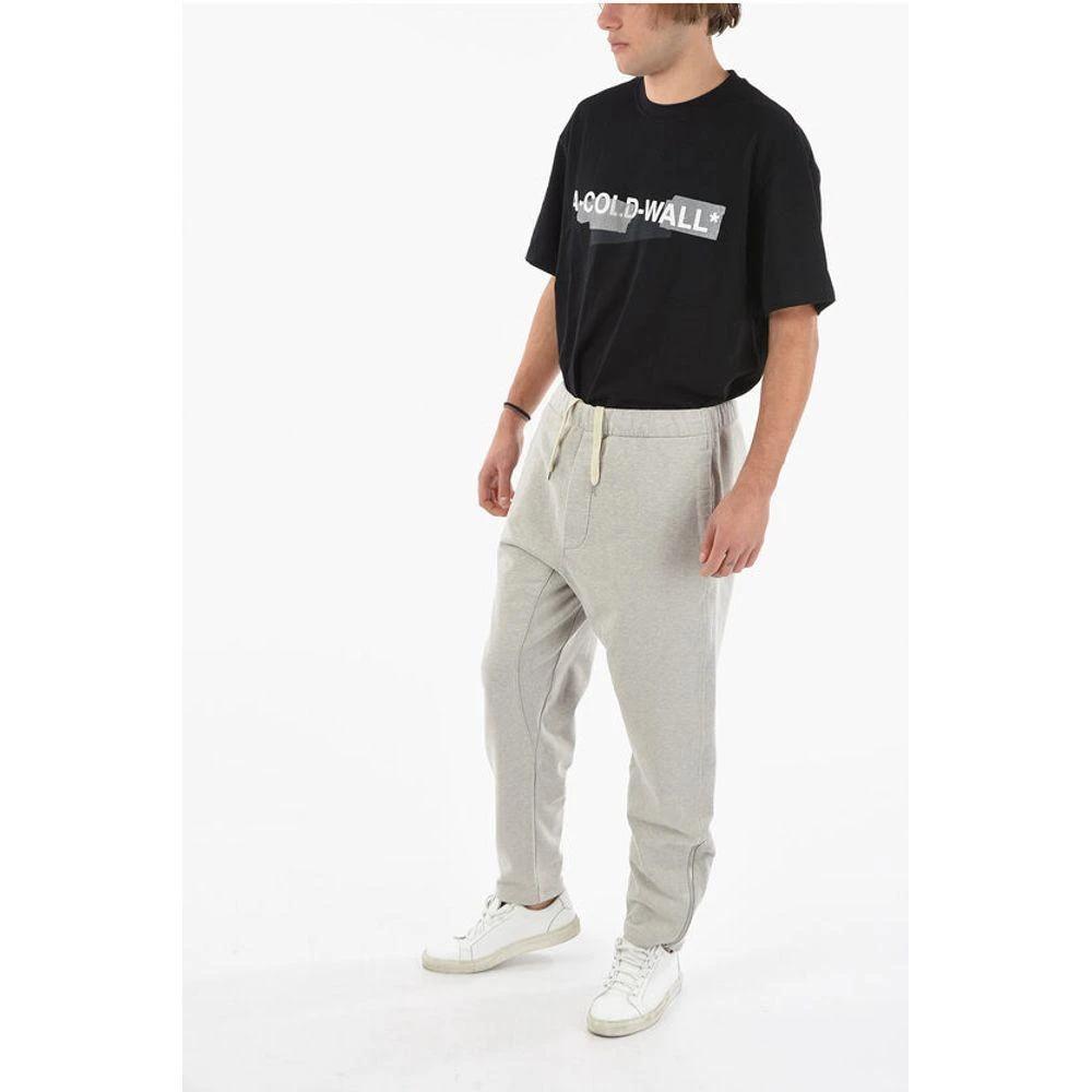 MAISON MARGIELA MM10 Brushed-cotton Joggers with Ankle Men's Zips 4