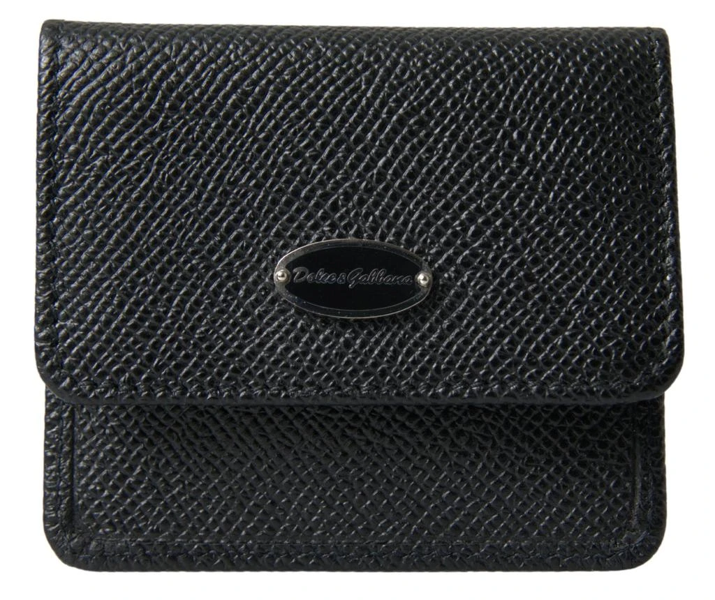 Dolce & Gabbana Elegant Leather Bifold Coin Purse Women's Wallet 1