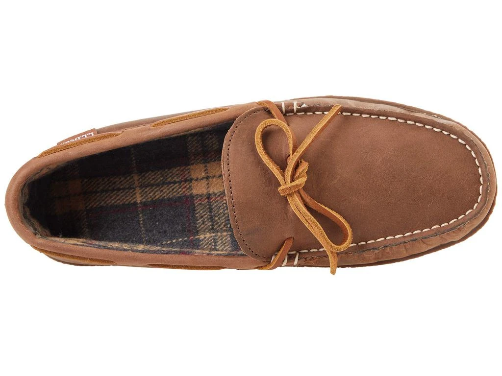 L.L.BEAN Hand Sewn Slippers Flannel-Lined 2