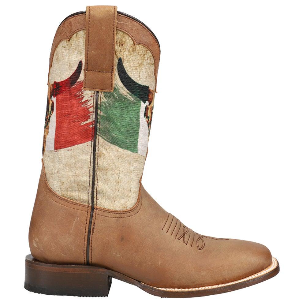 Roper Viva Mexico Square Toe Cowboy Boots