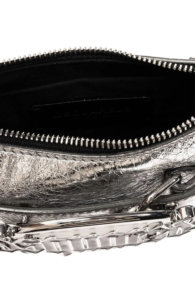 Dsquared2 Gothic Logo-Plaque Zipped Clutch Bag – On Sale Now with