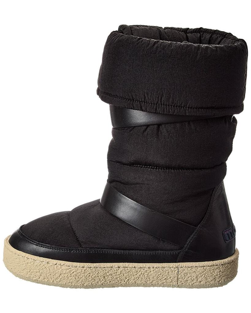 Isabel Marant Zenora Nylon & Leather Snow Boot