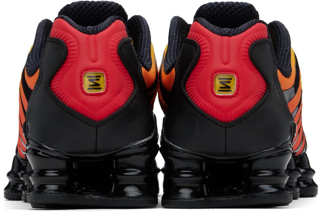 NIKE Orange & Black Shox TL Sneakers
