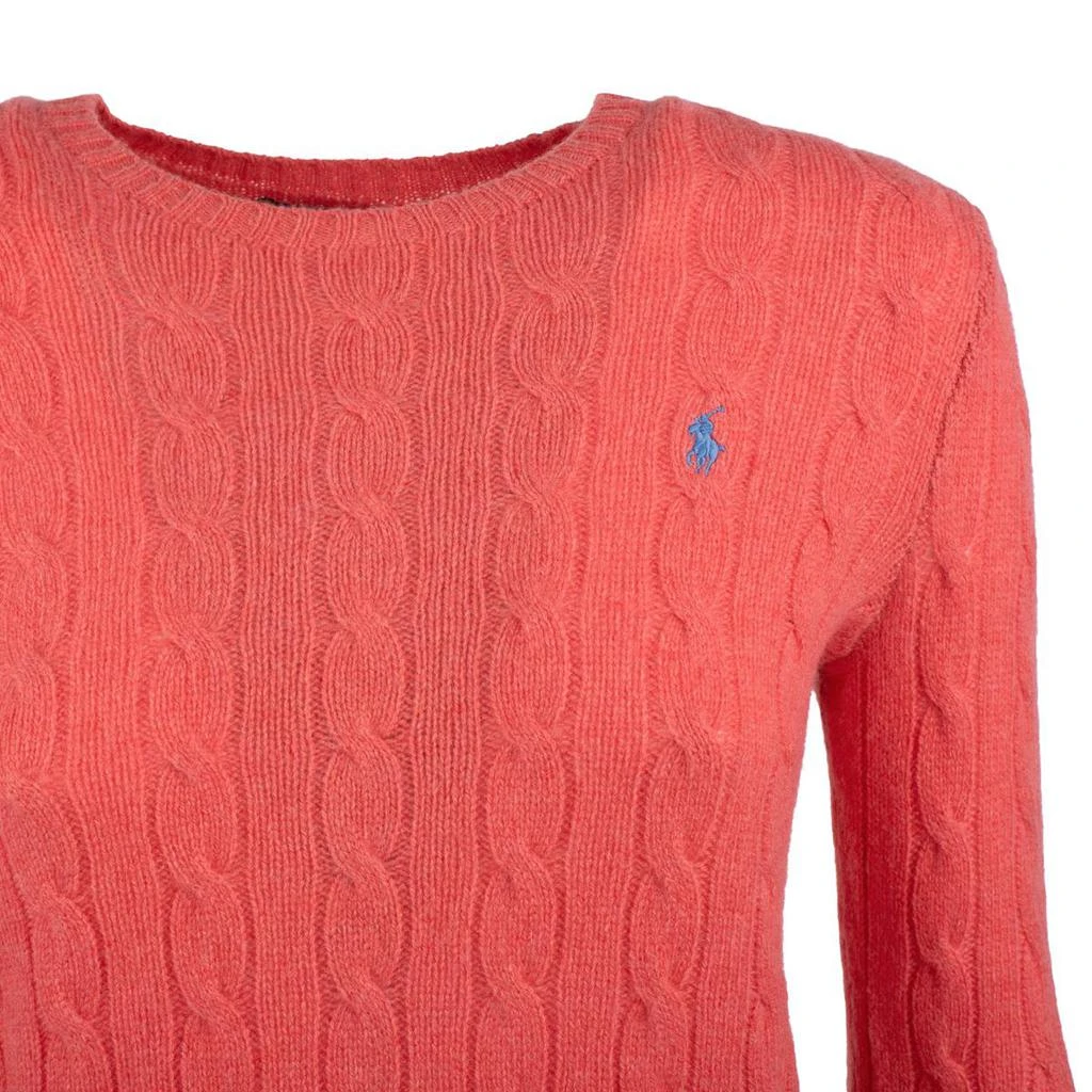 Ralph Lauren Ralph Lauren Coral Wool And Cashmere Cable-Knit Sweater 3