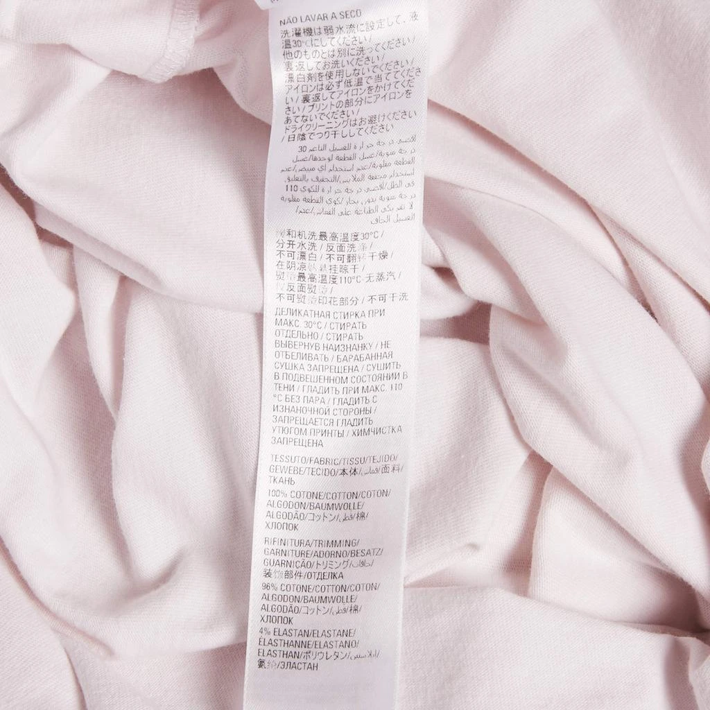 Balenciaga Balenciaga Light Pink Logo Strike-Out Print Cotton Jersey T-shirt L 6