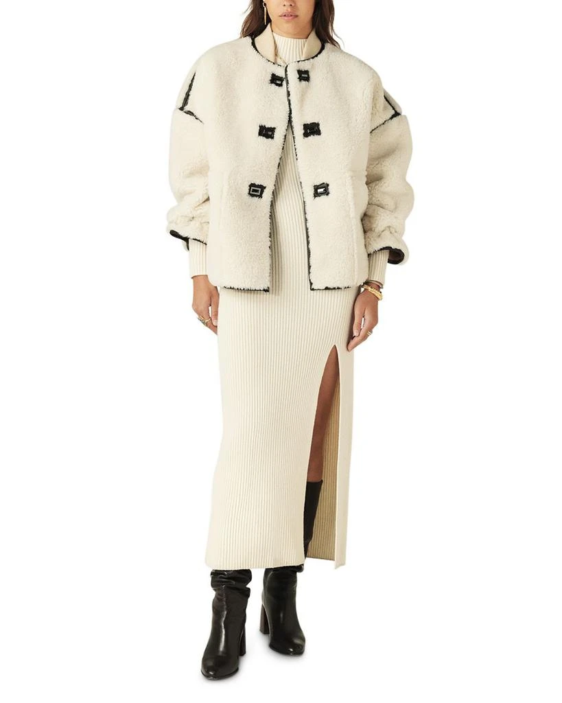 ba&sh Manteau Faxu Shearling Coat 2