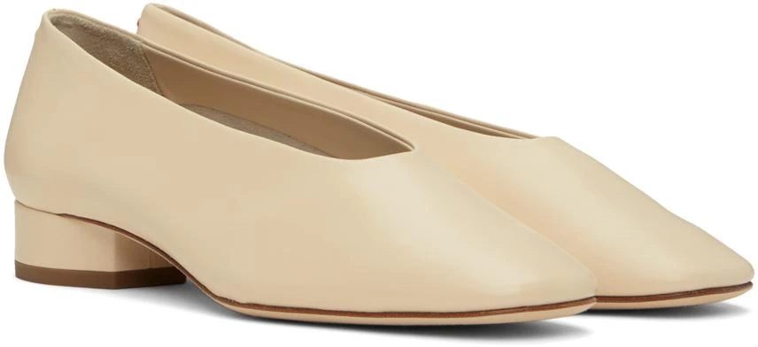 AEYDE Off-White Delia Ballerina Flats 4
