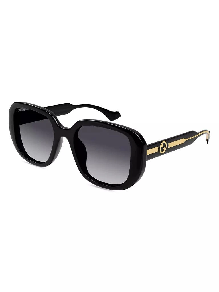 Gucci La Piscine 54MM Squared Injection Sunglasses 1