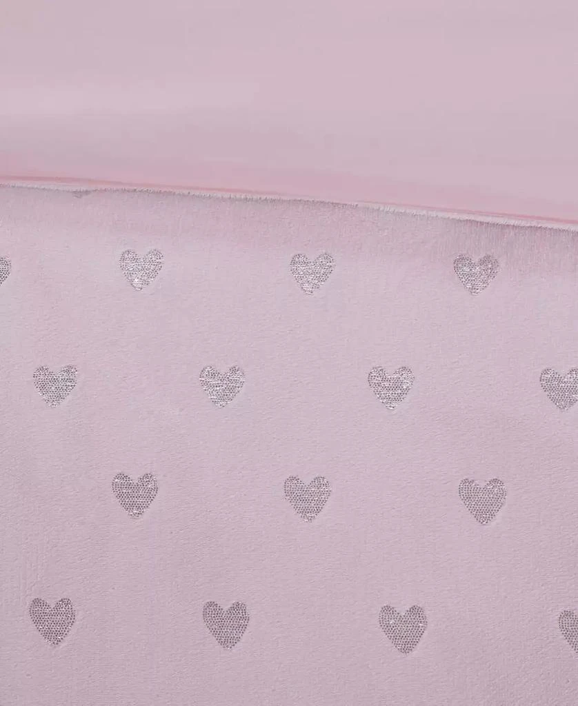 Intelligent Design Rosalie Metallic Heart 3-Pc. Comforter Set 4