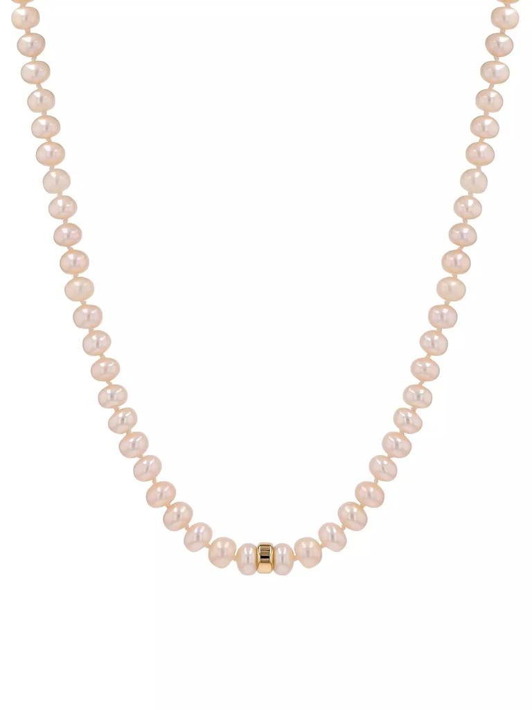 Sheryl Lowe 14K Yellow Gold & Freshwater Pearl Necklace 2