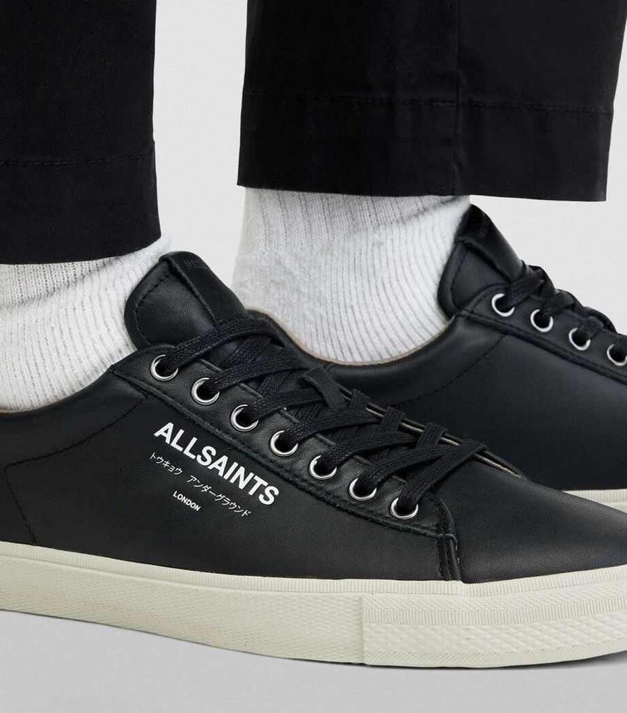 ALL SAINTS Leather Underground Low-Top Sneakers 4