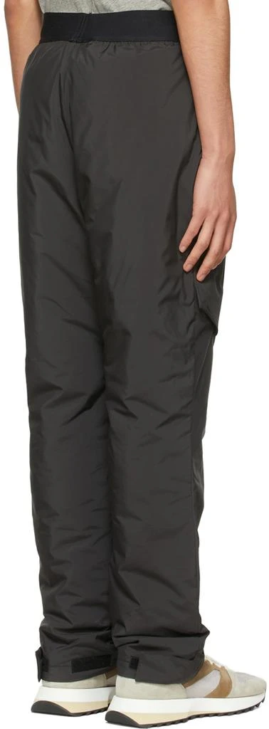 Essentials Black Polyester Cargo Pants 3