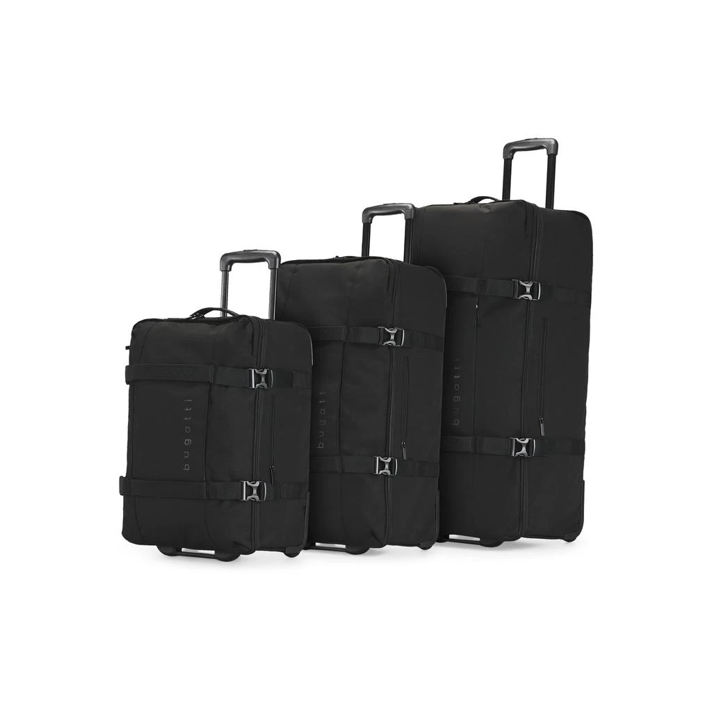 Bugatti Denver 3 Piece Travel Duffle on Wheels Set 1